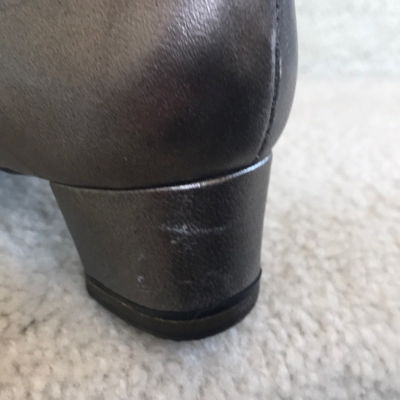 Robert Clergerie Silver Metallic Ankle Boots - Picture 15 of 16